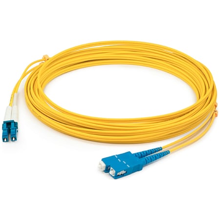 Add-On This Is A 20M Angled Sc (Male) To Lc (Male) Yellow Duplex Riser-Rated ADD-ASC-LC-20M9SMF